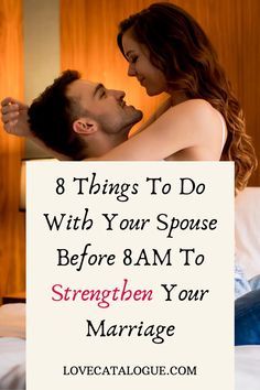 8 Things To Do With Your Spouse Before 8am